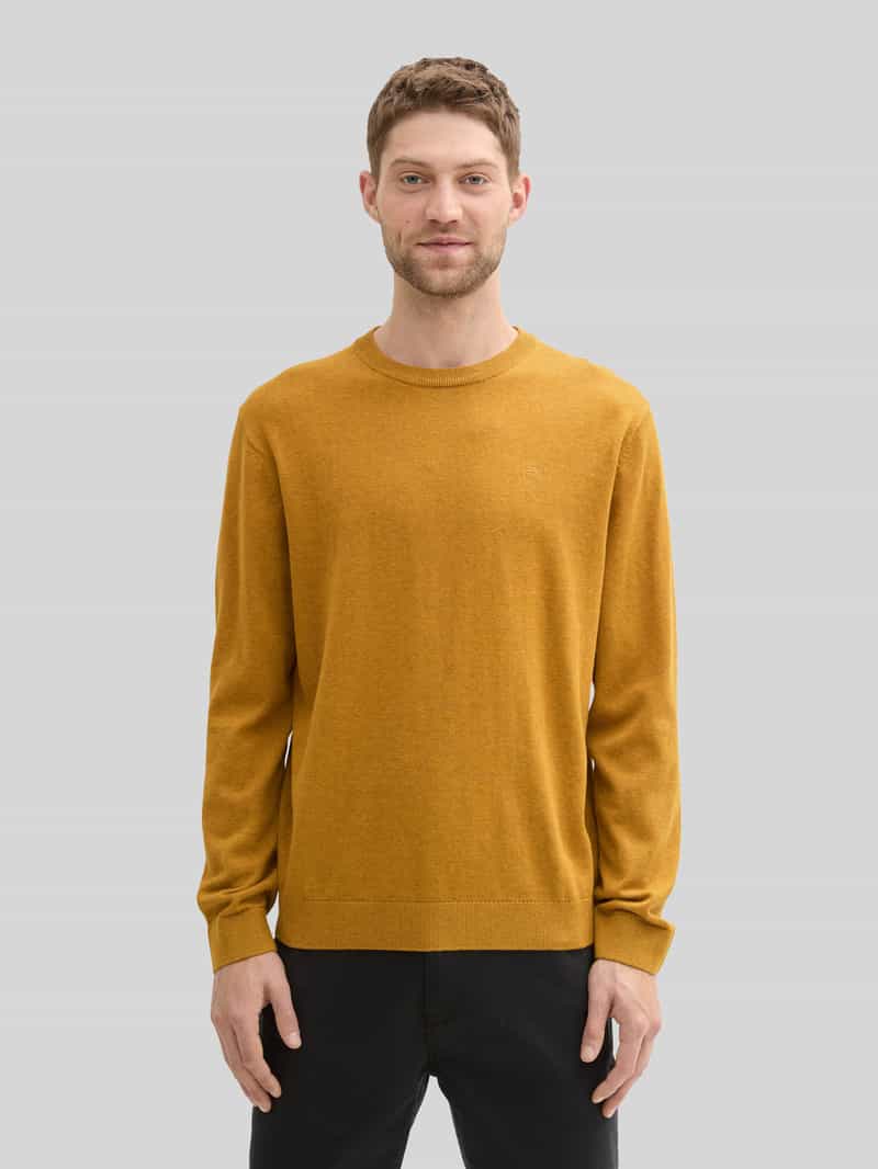 Tom Tailor Regular fit pullover van puur katoen
