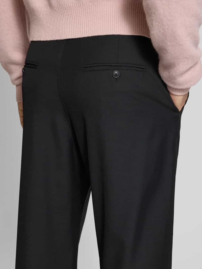 Wood Broek van wolmix met achterzakken model 'Henry trousers'