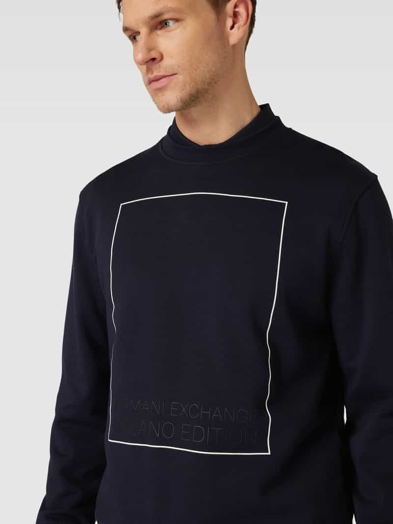 Armani Exchange Sweatshirt met labelprint