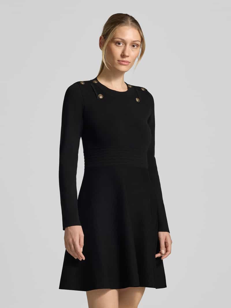 Liu Jo White Slim Fit mini-jurk van viscosemix model 'Abito Maglia'