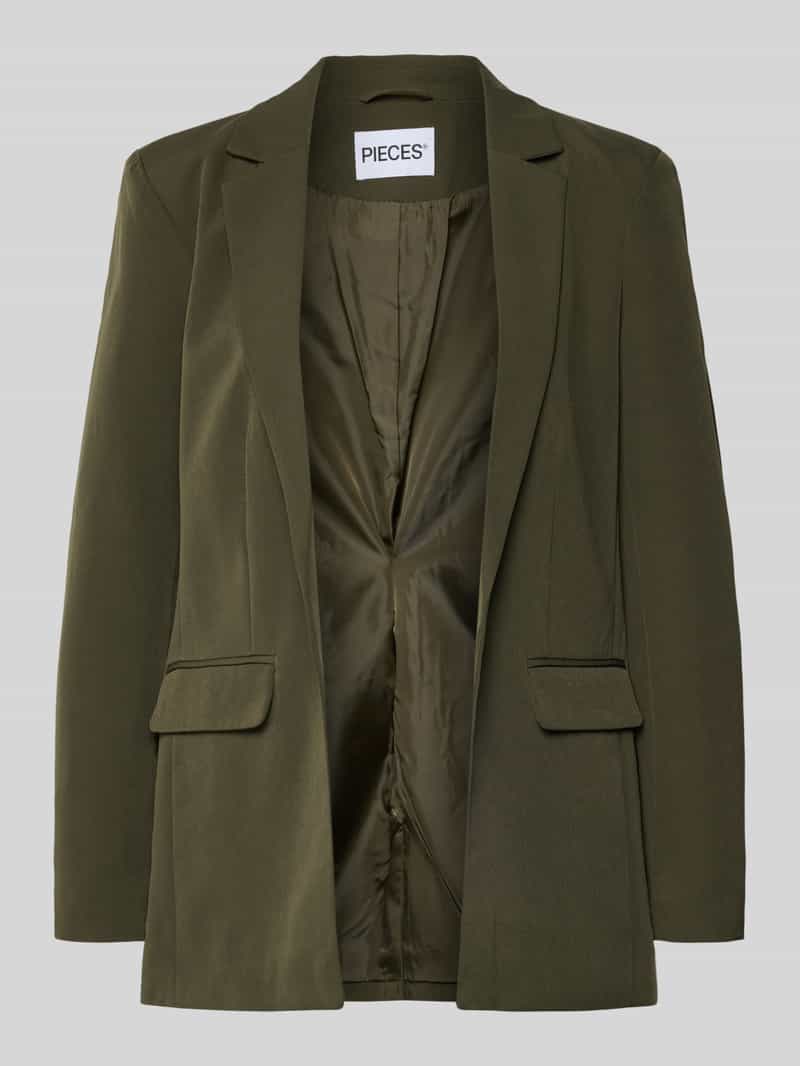 Loose fit lange blazer met coupenaden model 'BOZZY'