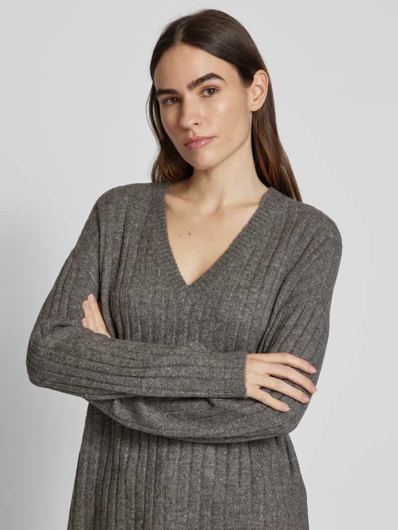 Vila Gebreide pullover met V-hals model 'MIRAZ'