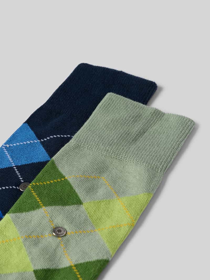 Burlington Sokken met grafisch motief in een set van 2 paar in cadeaubox