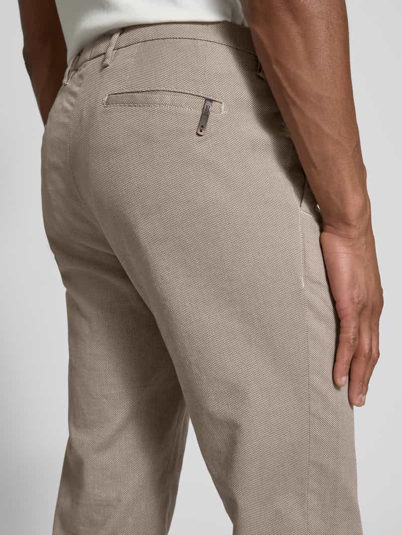 CINQUE Slim fit chino met structuurmotief model 'brody'