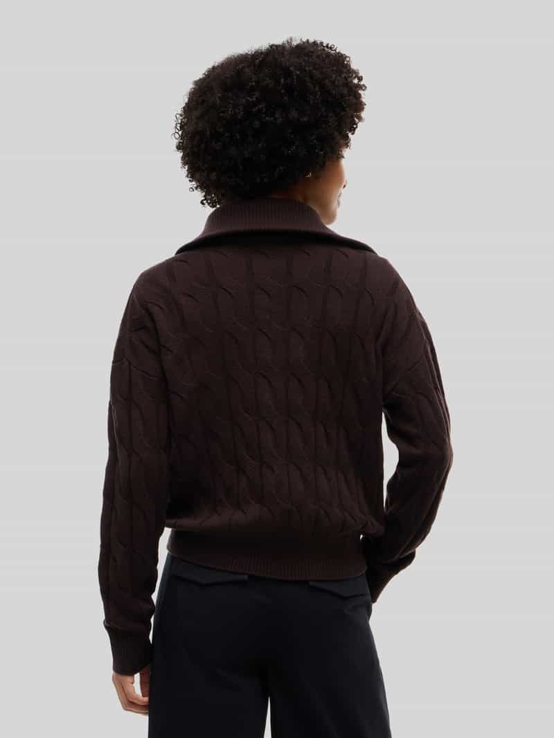 Tommy Hilfiger relaxed fit schipperstrui van pure wol