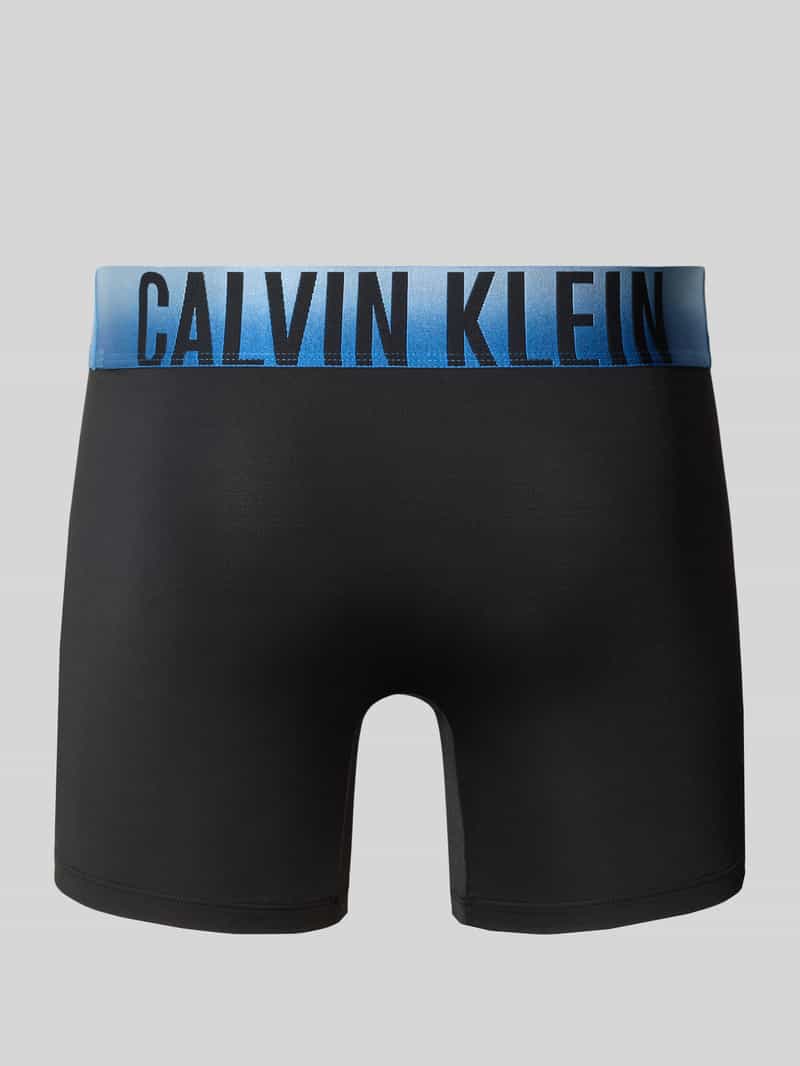 Calvin Klein Underwear Broek & boxershort met elastische label in band in set van 3 model 'BOXER BRIEF'