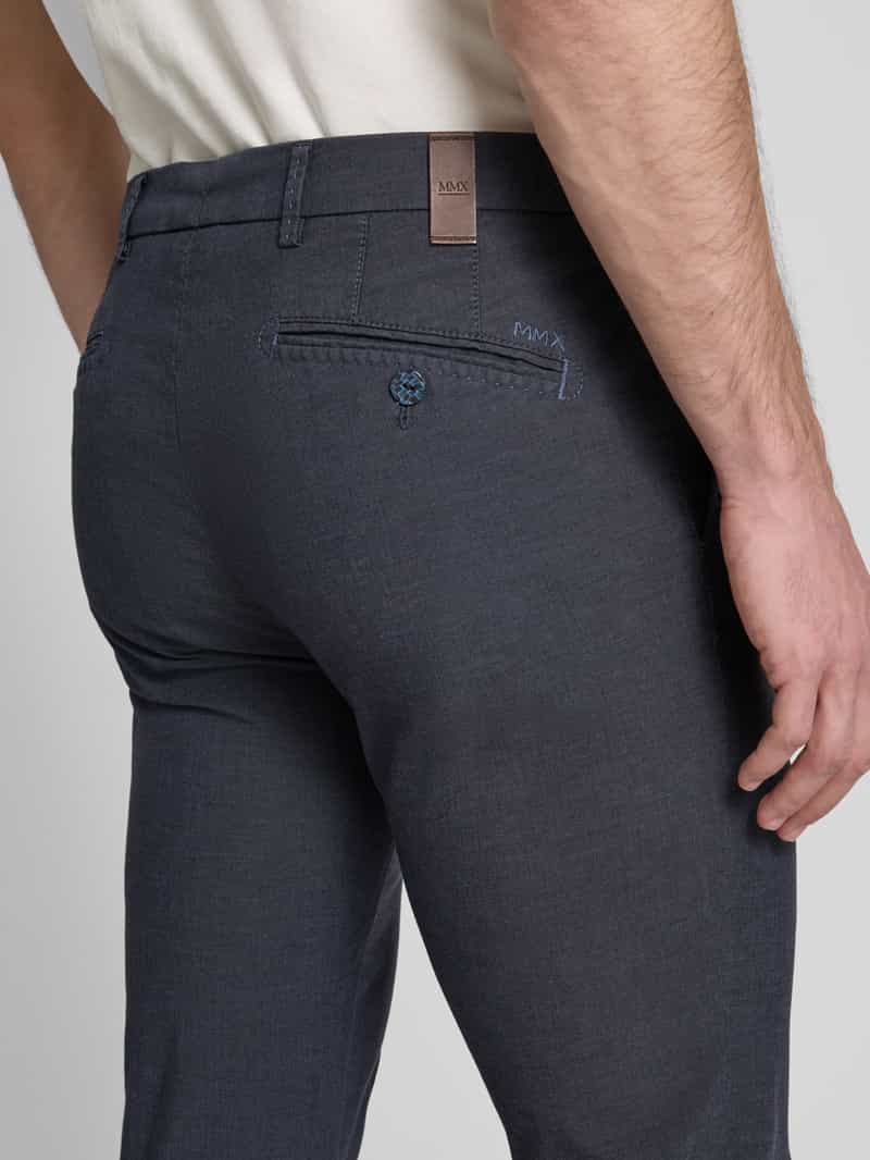 Mmx Slim fit chino met steekzakken