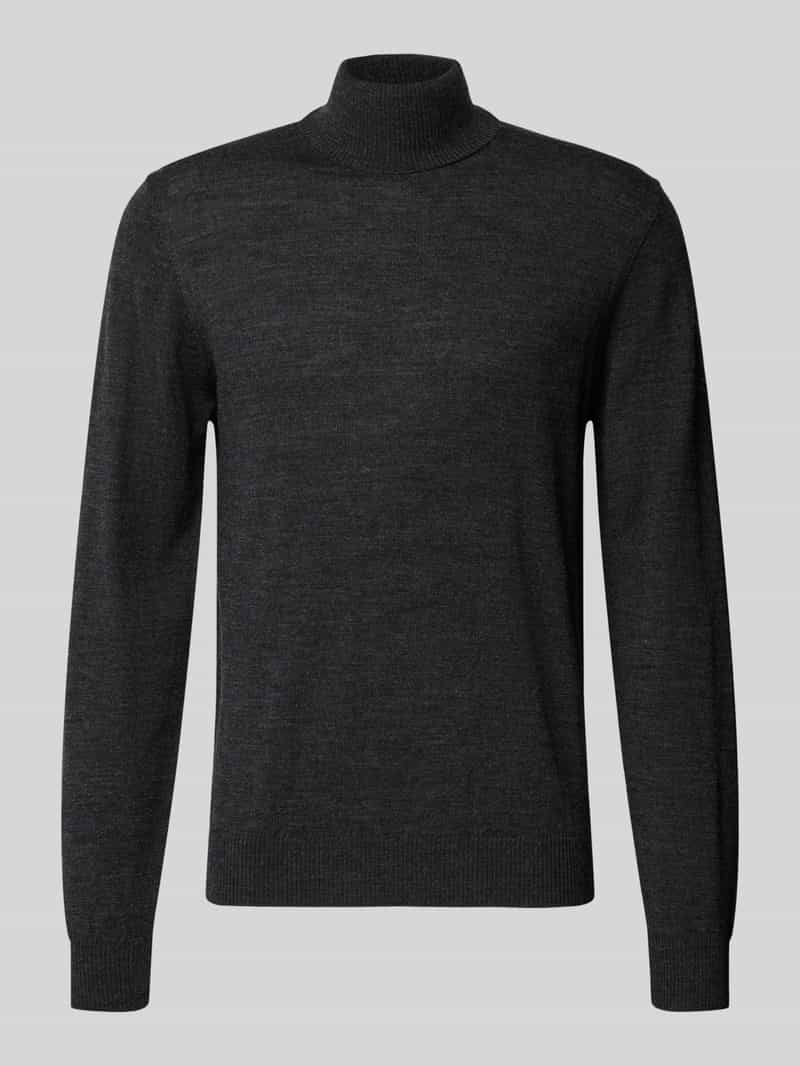 Regular fit coltrui van zuivere wol
