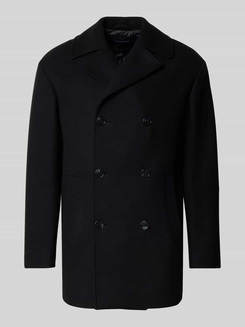 Matinique Lange jas van wolmix model 'BURNLEY'