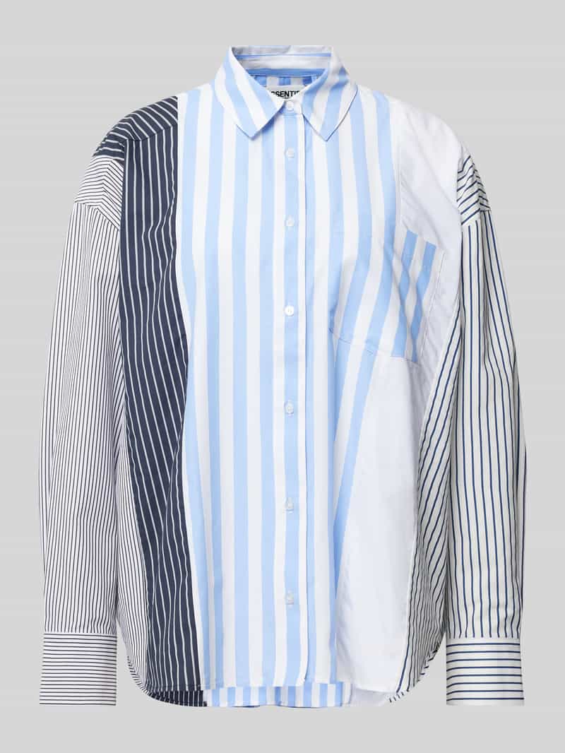 Essentiel Antwerp Regular fit overhemdblouse met borstzak model 'Hemix'