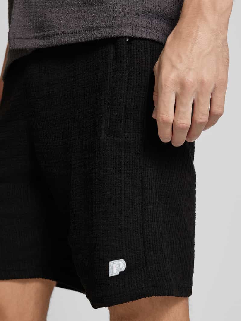 Pegador Regular fit sweatshorts met labelstitching model 'LIBCO'