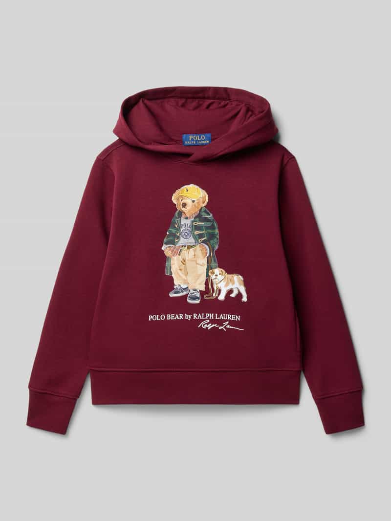 Polo Ralph Lauren Teens Regular fit hoodie van katoenmix met logoprint