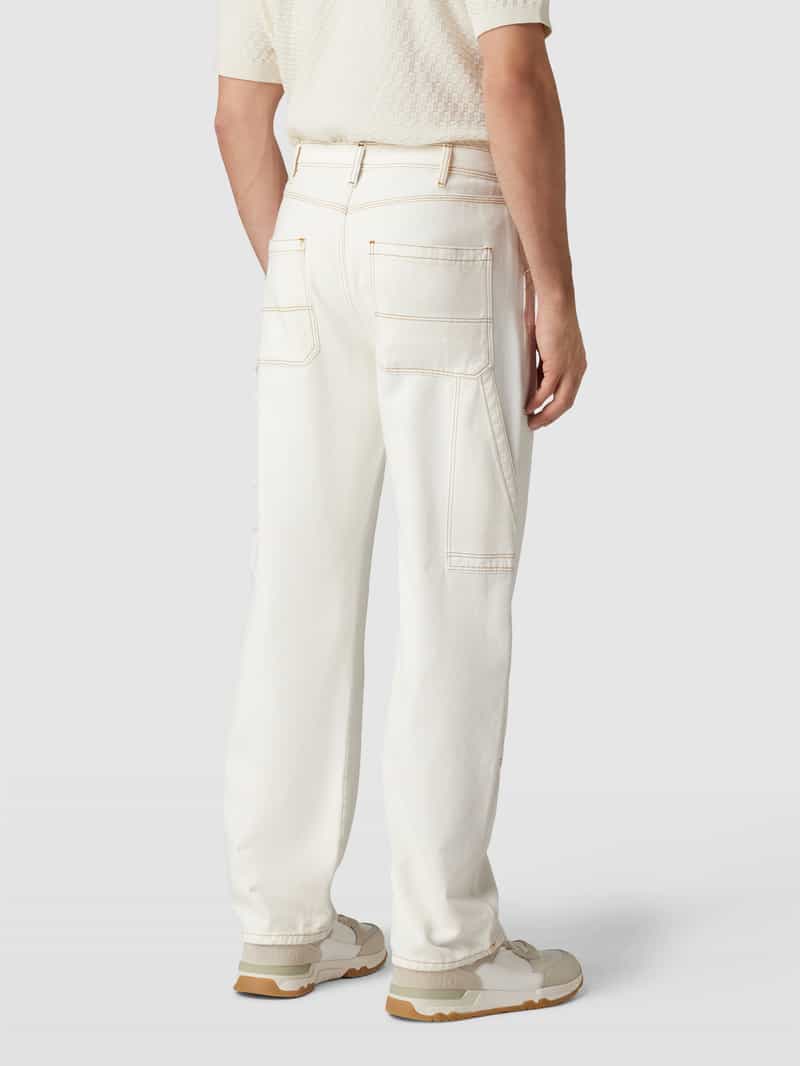 Straight fit jeans met steekzakken JAKE*S STUDIO MEN