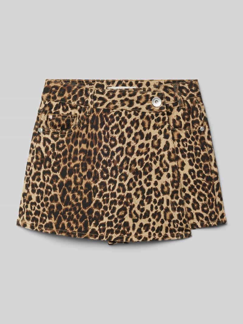 Garcia Skort in wikkellook met labeldetail