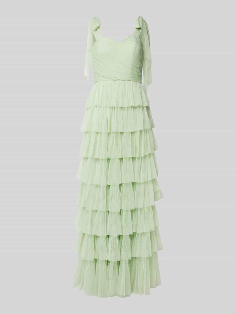 Lace & Beads Avondjurk met volants