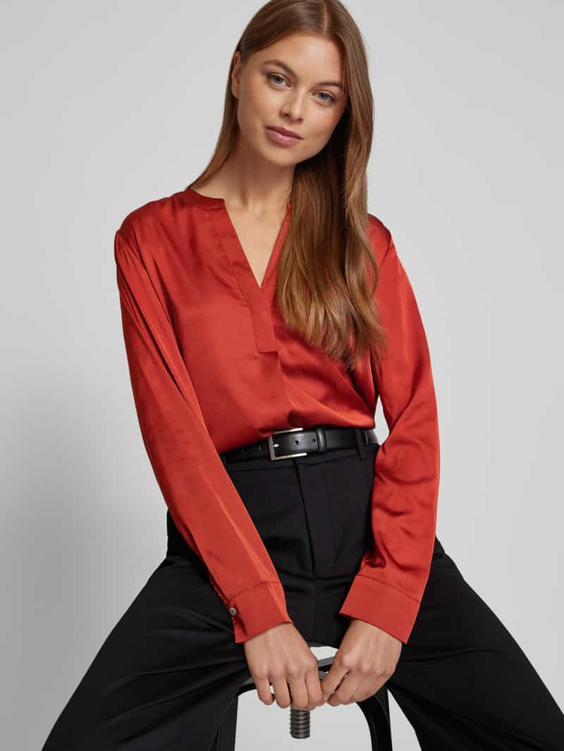 Christian Berg Woman Selection Slim fit blouse met tuniekkraag