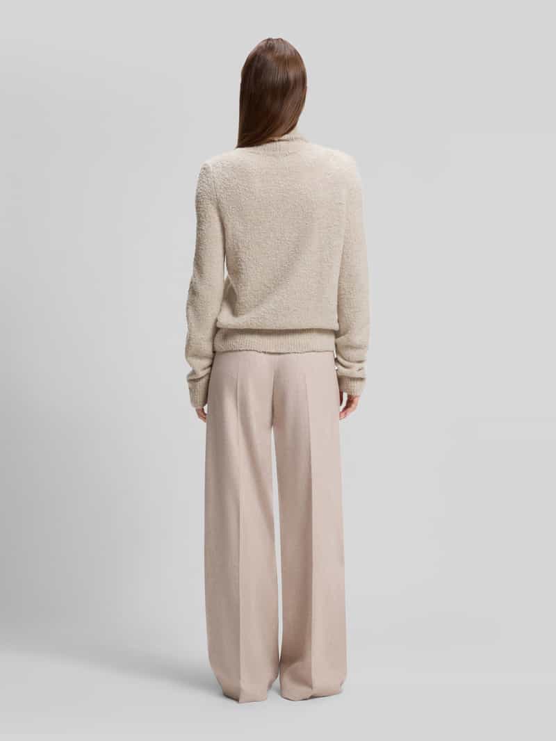 Boss relaxed fit col-pullover uit mix van scheerwol en kasjmier model 'Febisana'