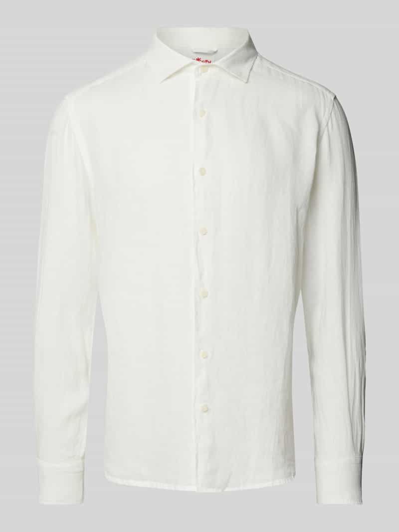 MC2 Saint Barth Regular fit linnen overhemd met kentkraag model 'PAMPLONA'