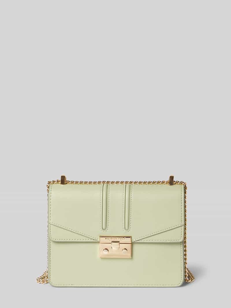 Seidenfelt Handtas in leerlook model 'Roros'