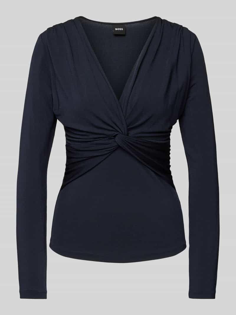 Boss Shirt met lange mouwen en knoopdetail model 'Eulori'