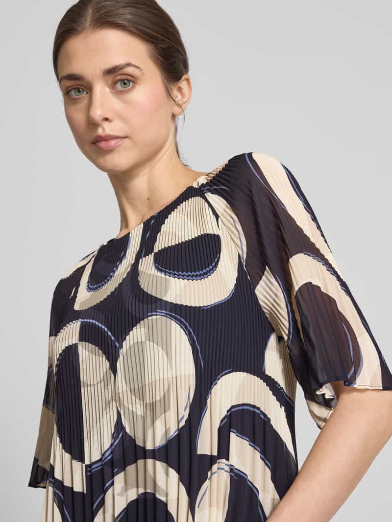s.Oliver BLACK LABEL Regular fit chiffon blouse met korte raglanmouwen