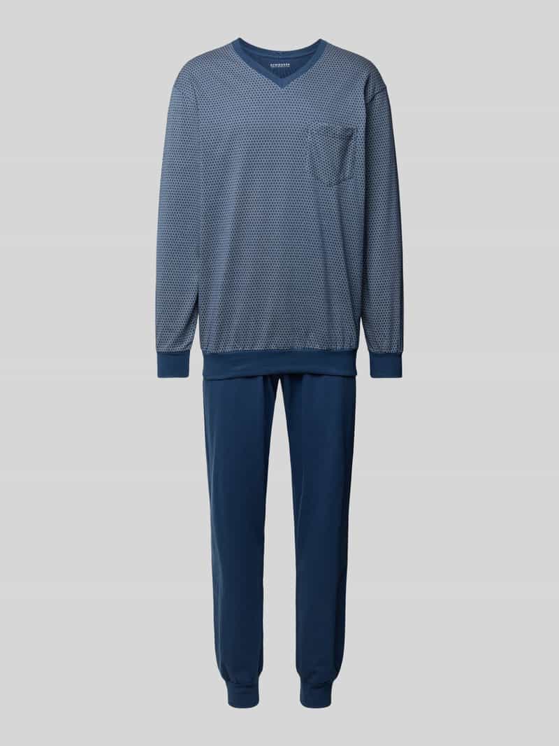 Schiesser Pyjama met V-hals