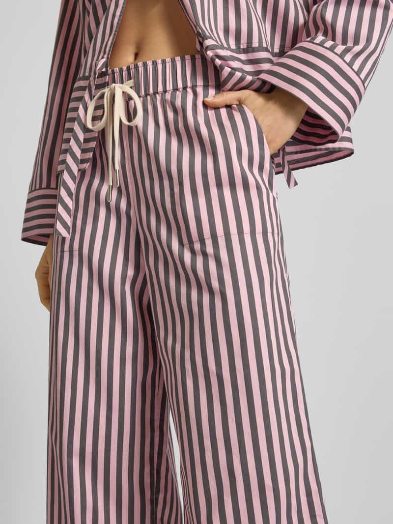 Jake*s Casual Wide leg stoffen broek met steekzakken