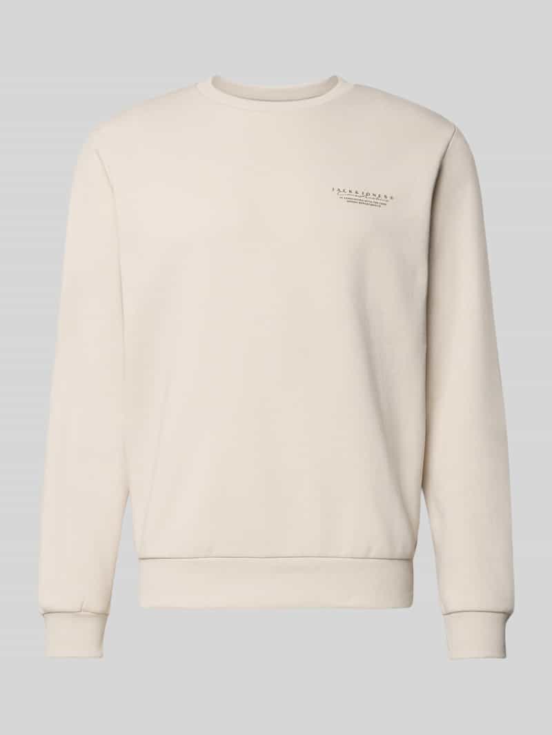 jack & jones Sweatshirt met labelprint