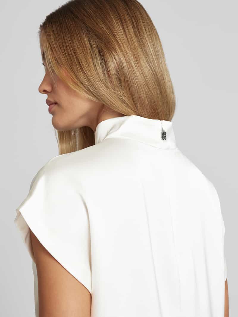 HUGO Slim fit blouseshirt met opstaande kraag model 'Caneli'