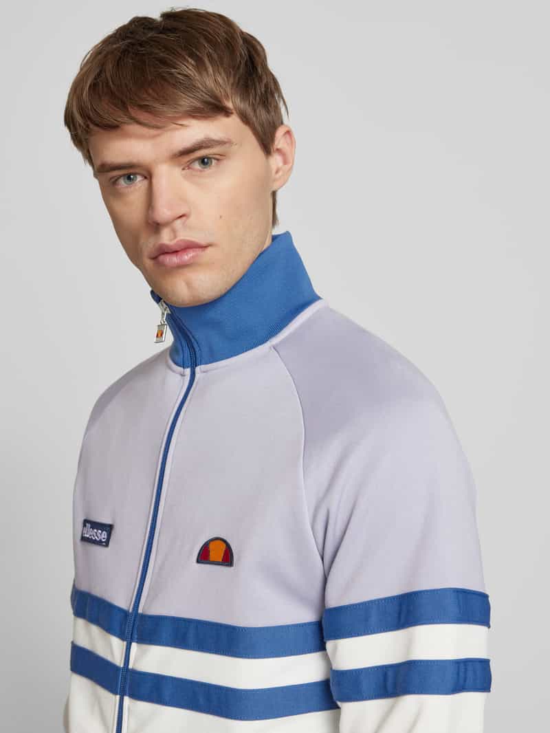 Ellesse Sweatjack met logo- en labelbadge model 'RIMINI'
