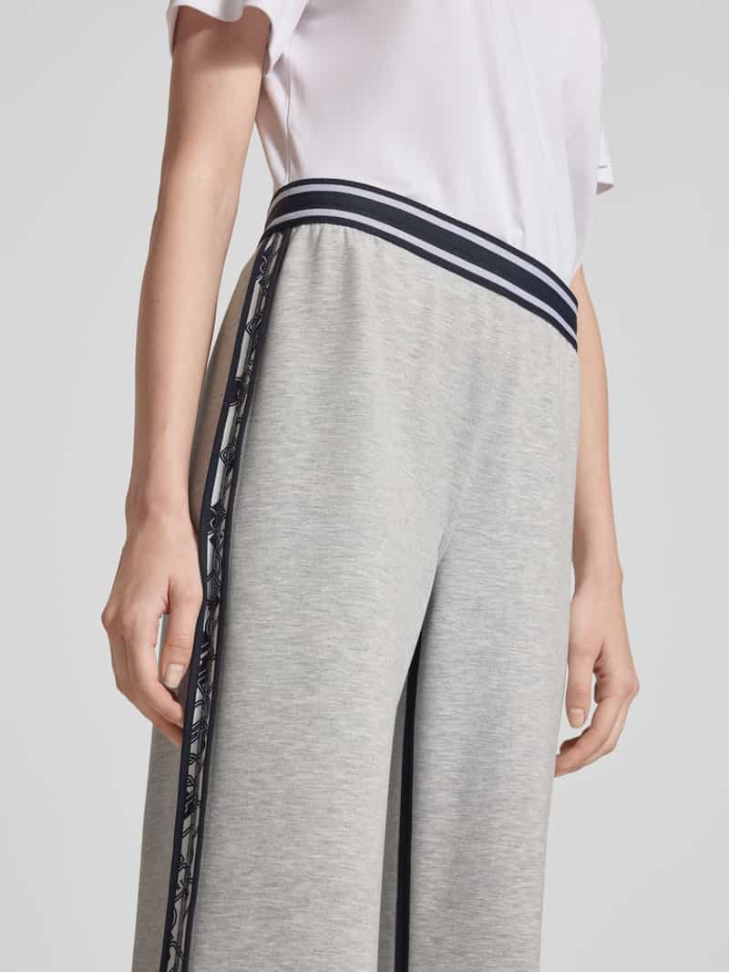 Marc Cain Wide fit sweatpants met elastische band