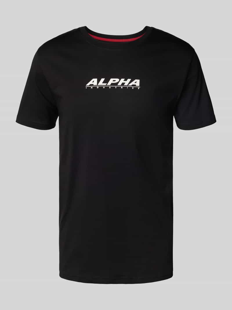 alpha industries T-shirt met labelprint