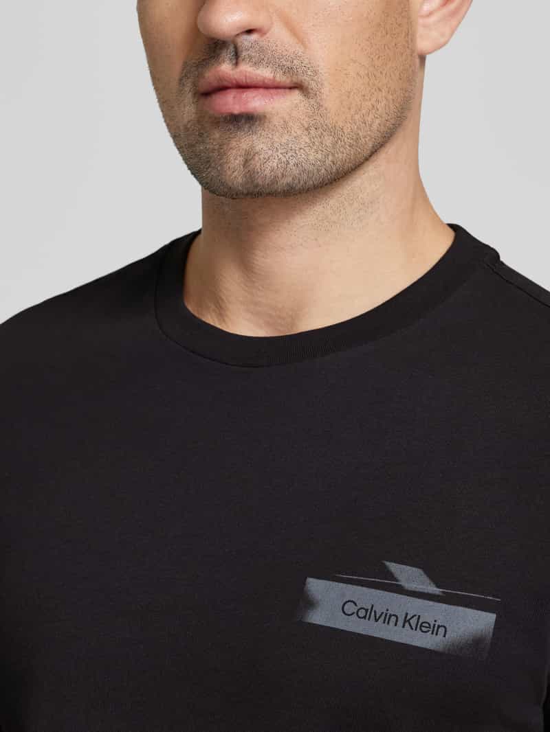 CK Calvin Klein T-shirt met labelprint