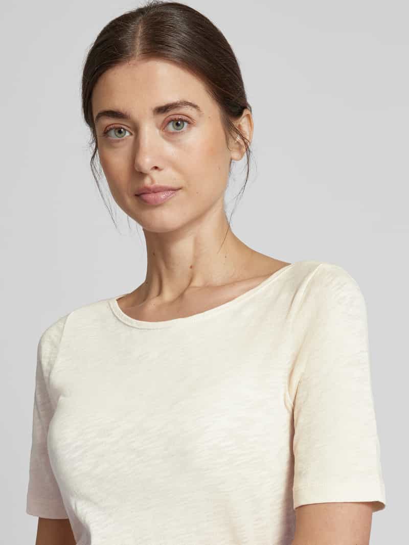 Marc O'Polo Regular fit T-shirt van zachte slub jersey