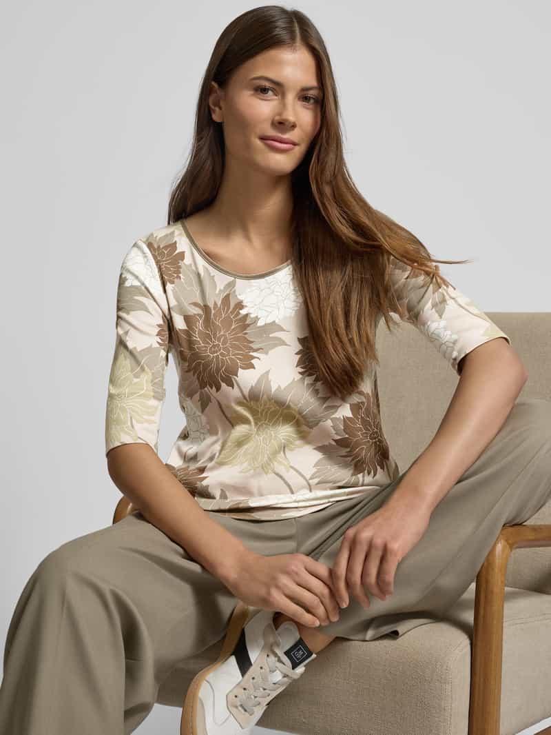 Marc Cain T-shirt met 3 4-mouwen