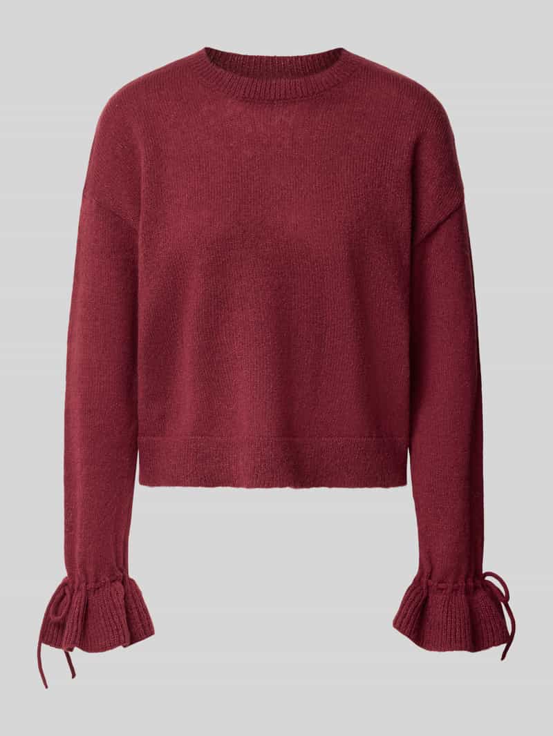 Pieces Pullover met geplooide mouwen
