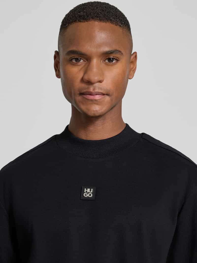 HUGO Relaxed fit T-shirt van puur katoen model 'DANOVOTI'