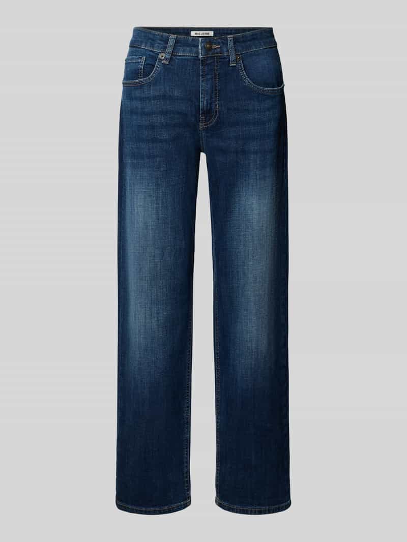 MAC straight fit jeans van katoenmix