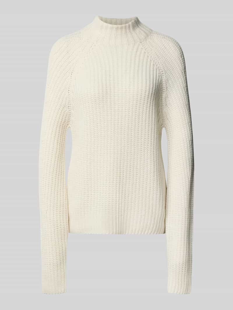 Gebreide pullover uit mix van kasjmier en katoen model 'LONA'