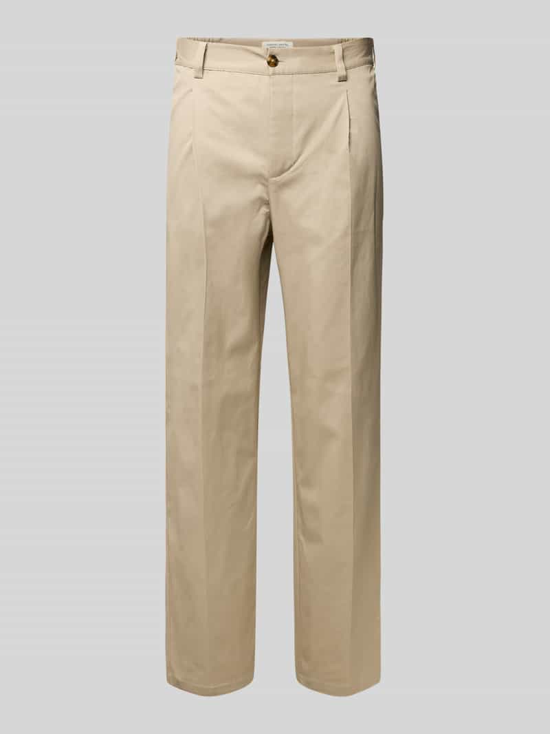 casual friday Broek met persplooien model 'PIERCE'