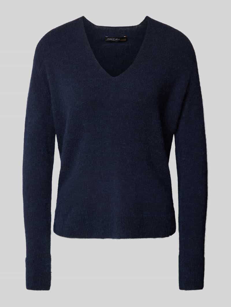 Marc Cain Gebreide pullover met afgeronde V-hals