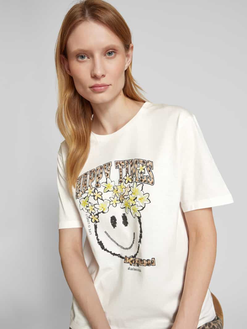 Marc Cain T-shirt met motiefprint
