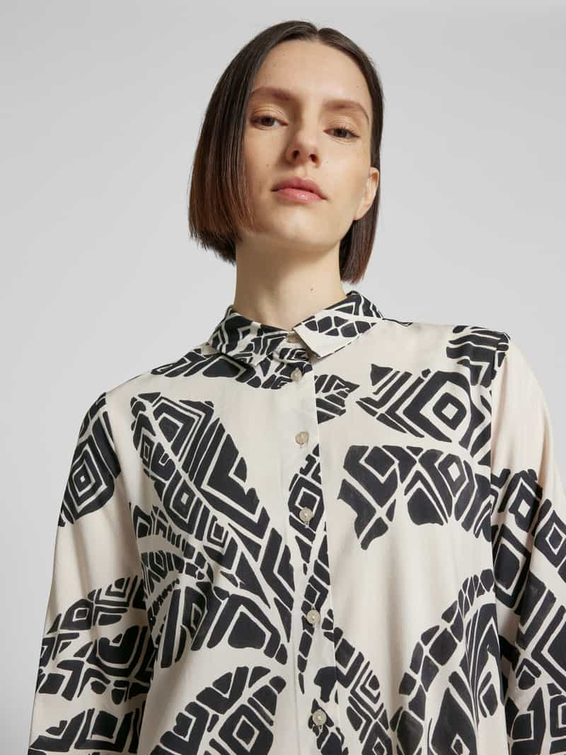 milano italy Midi-jurk met all-over print