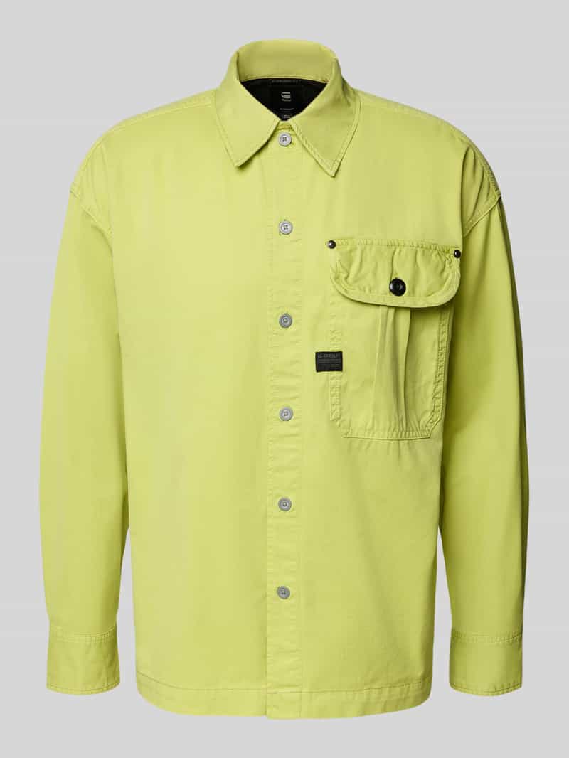G-Star Raw Oversized fit vrijetijdsoverhemd met kentkraag