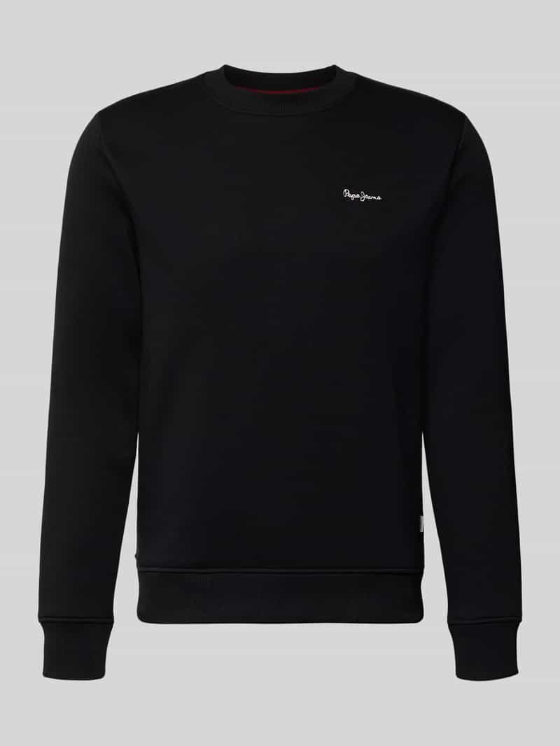 Pepe Jeans Regular fit sweatshirt van katoenmix model 'GRIFFIN'