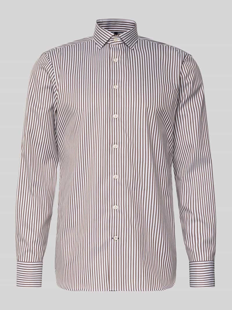 OLYMP SIGNATURE SLIM FIT Slim fit vrijetijdsoverhemd met kentkraag model 'Namur'