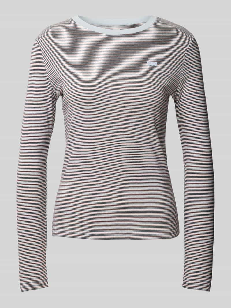 Levi's Shirt met lange mouwen en labelpatch model 'ESSENTIAL'