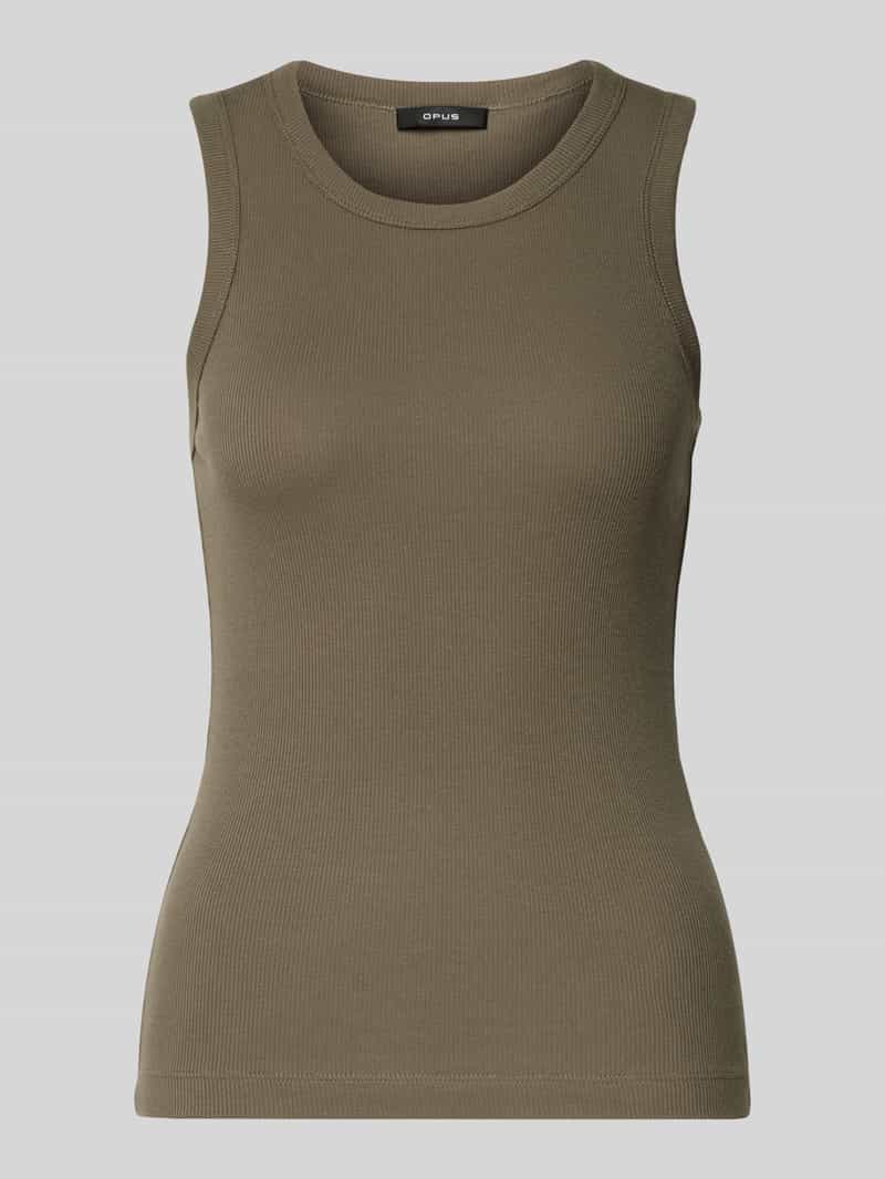 Opus Tanktop met ribboorden model 'Ilesso'
