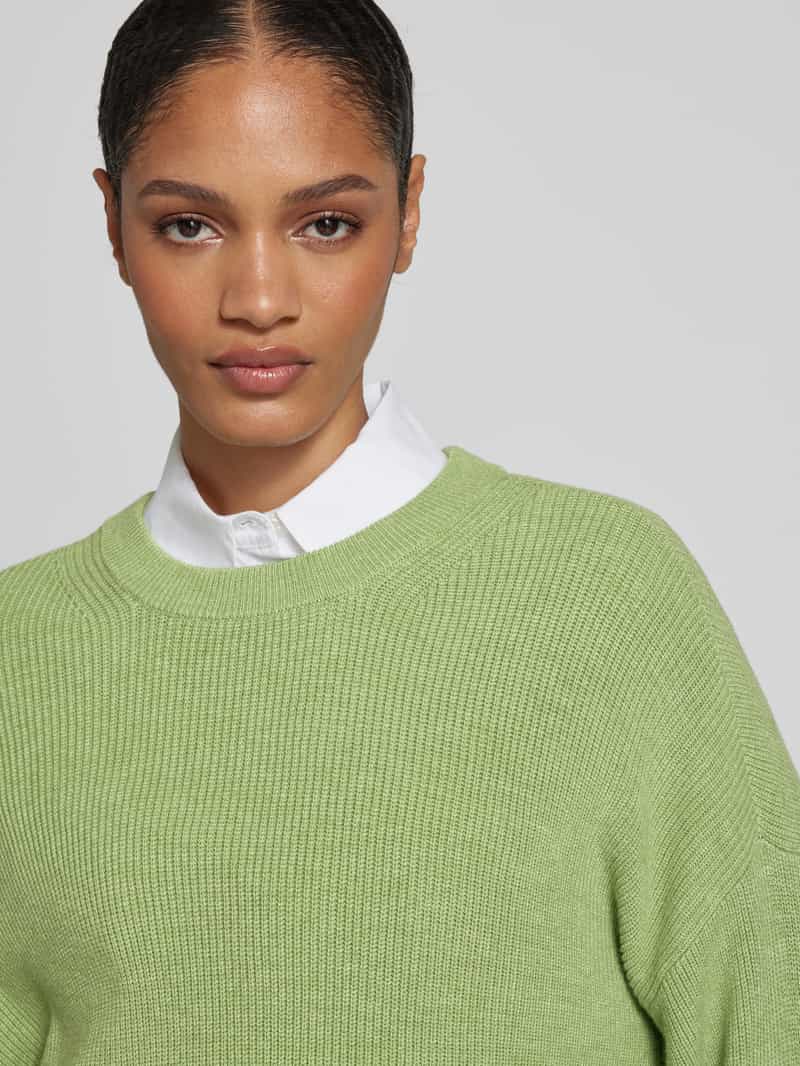 MSCH Copenhagen Oversized gebreide pullover met ronde hals model 'Acentia'