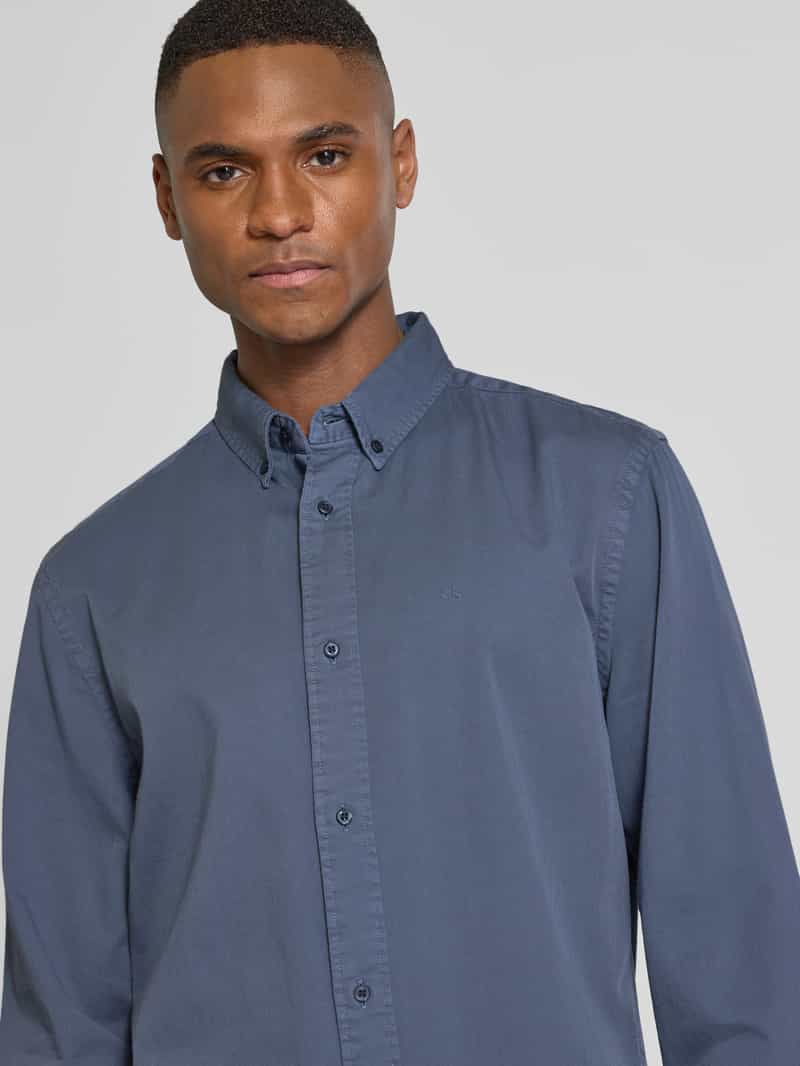 CK Calvin Klein Comfort fit vrijetijdsoverhemd met button-downkraag